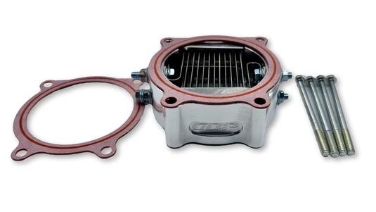 Glacier Diesel Power | 2007.5-2012 Dodge Ram 6.7L Cummins Intake Plenum & Heavy Duty Dual Element Arctic Grid Heater Solution Package (Pickup)