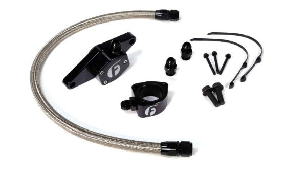 Fleece | 1998.5-2002 Dodge Ram 5.9 Cummins Coolant Bypass Kit With Stainless Steel Braided Line