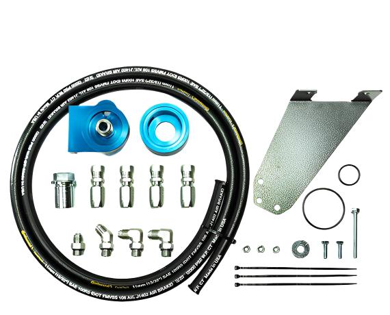 Load image into Gallery viewer, Pacbrake | 2003-2009 Dodge Ram 5.9 / 6.7 Cummins Remote Oil Filter Kit W/ Filter Thread of 1 inch X 16 UN