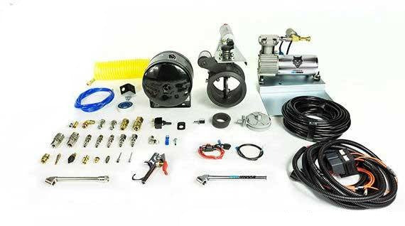 Load image into Gallery viewer, Pacbrake | 1998.5 Dodge Ram 5.9L Cummins In Line Mount 4 inch PRXB High Performance Exhaust Brake Kit W/ 47RE Automatic Transmission