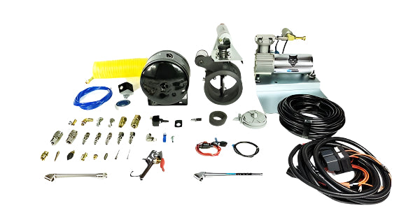 Load image into Gallery viewer, Pacbrake | 1994-1998 Dodge Ram 5.9L Cummins In Line Mount 4 inch PRXB High Performance Exhaust Brake Kit W/ Standard Transmission