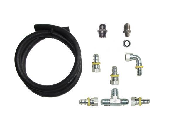 Load image into Gallery viewer, Glacier Diesel Power | 1994-1998 Dodge Ram 5.9 Cummins 1/2 Inch P-Pump Dual Feed Kit
