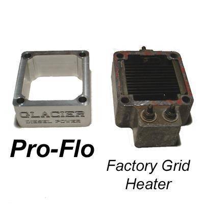 Load image into Gallery viewer, Glacier Diesel Power | 1998.5-2007 Dodge Ram 5.9L Cummins Pro-Flo Grid Heater Block