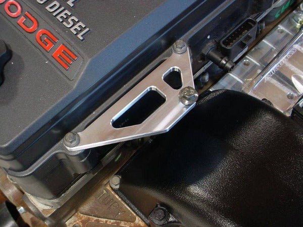 Load image into Gallery viewer, Glacier Diesel Power | 2007.5-2018 Dodge Ram 6.7 Cummins Billet Engine Oil Dipstick Bracket
