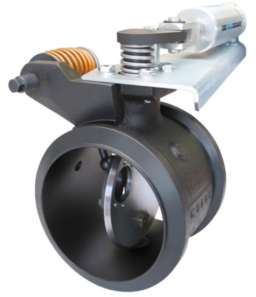 Load image into Gallery viewer, Pacbrake | In Line Mount 4 inch PRXB High Performance Exhaust Brake Kit For Dodge RAM 03-07 5.9L ISB 24 Valve Engine W/Standard Transmisison and Dodge RAM 06-07 Cummins 5.9L ISB 24 Valve Engine 48RE w/ Automatic Transmission