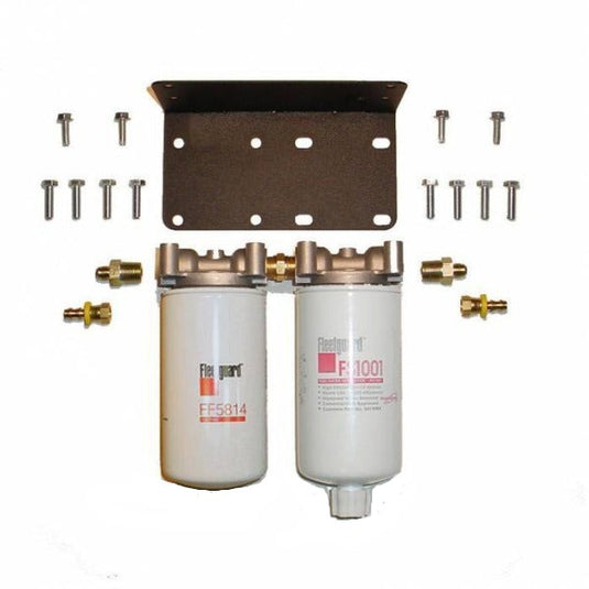 Glacier Diesel Power | Universal Severe Service 3 Micron Fuel Filter & 10 Micron Fuel / Water Separator Twin Filter Kit