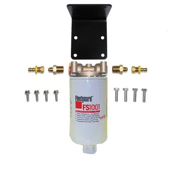 Glacier Diesel Power | Universal Inline 10 Micron FS1001 Fuel / Water Separator Filter Kit