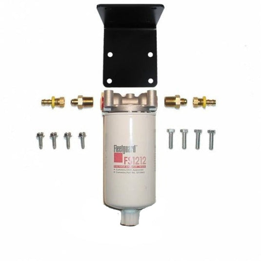 Glacier Diesel Power | Universal Inline 20 Micron FS1212 Fuel / Water Separator Filter Kit