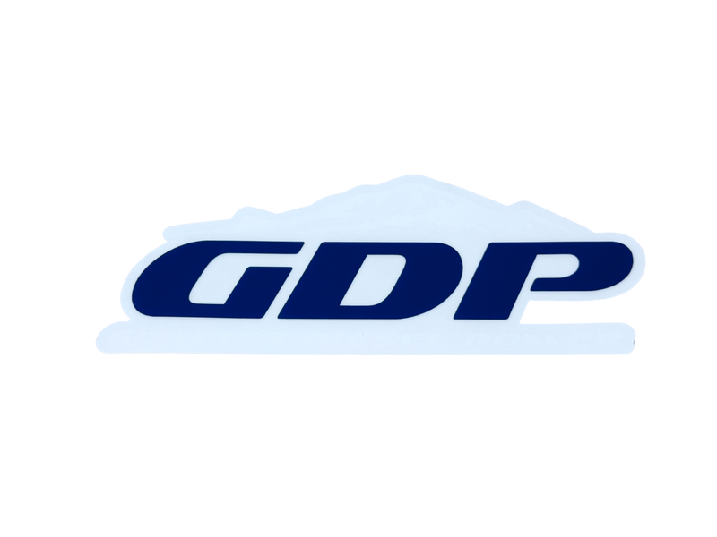 Load image into Gallery viewer, GDP Transparent Vinyl Decal – Multiple Colors
