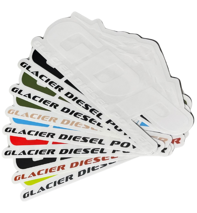 GDP Transparent Vinyl Decal – Multiple Colors
