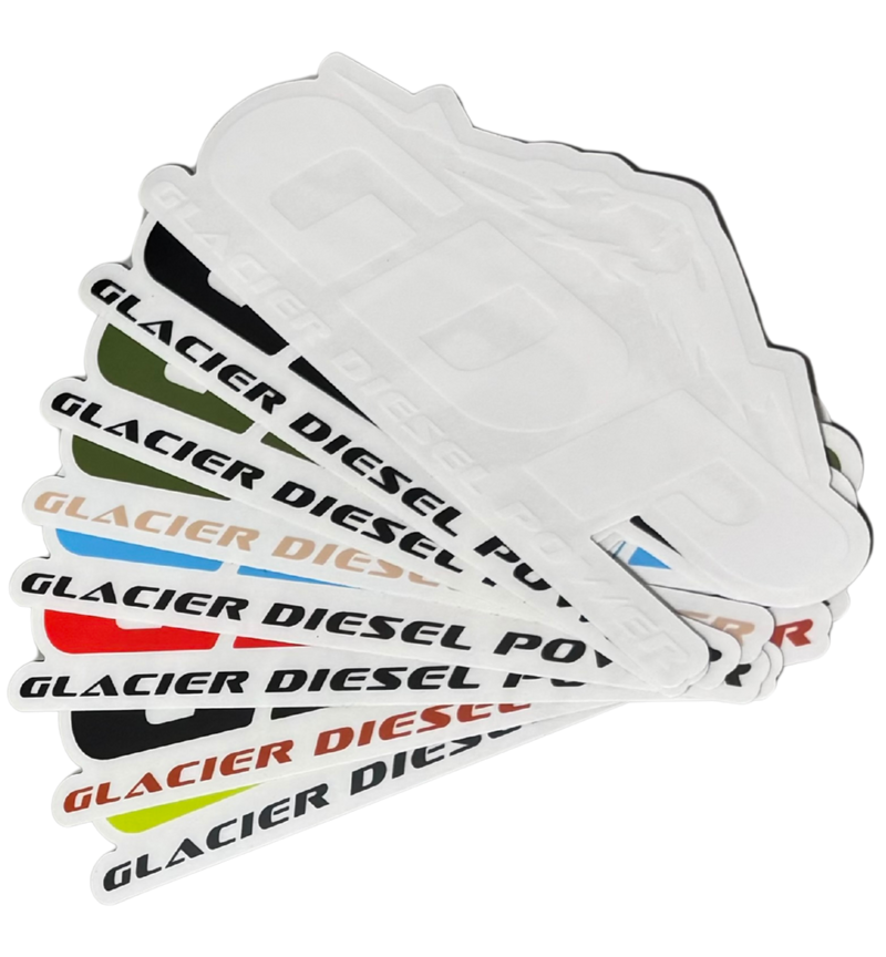 Load image into Gallery viewer, GDP Transparent Vinyl Decal – Multiple Colors
