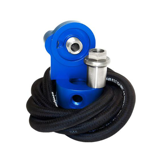 Pacbrake | 2003-2009 Dodge Ram 5.9L / 6.7L Cummins Remote Oil Filter Kit With Filter Thread of 1 inch X 16 UN